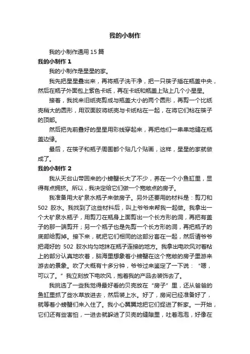 我的小制作