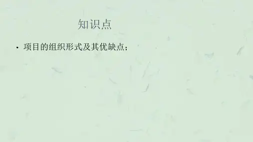 项目组织与项目团队最新课件.ppt