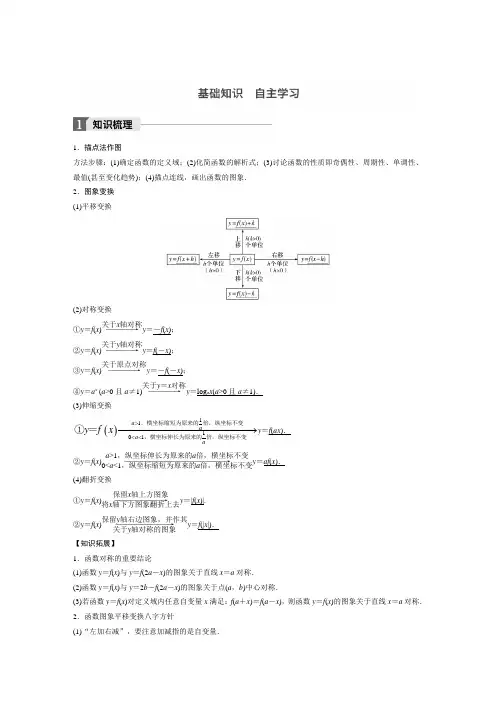函数描点法作图