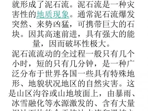 泥石流