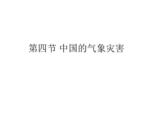 人教版高中地理选修5 2.4中国的气象灾害课件(31张)