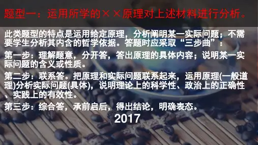 哲学主观题答题技巧.