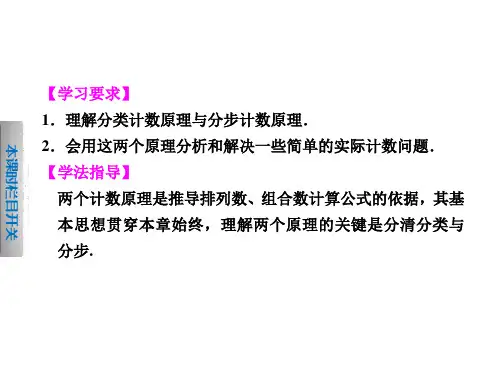 11两个基本计数原理课件1优质公开课苏教选修23