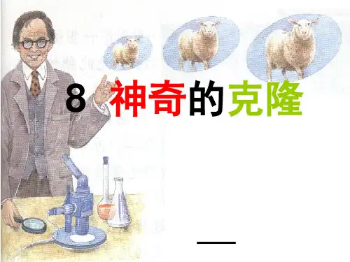 苏教版小学语文五年级下册--8神奇的克隆