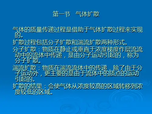 第七章-气态污染物控制技术基础