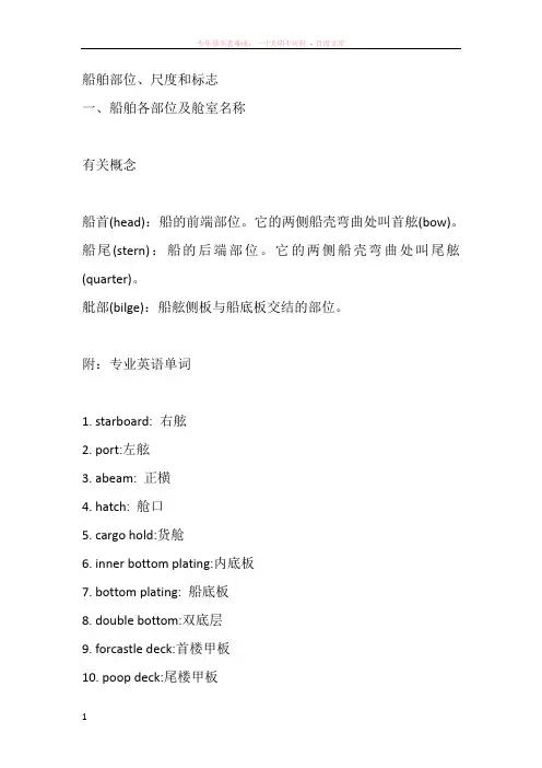 船舶基础知识-普及性讲解