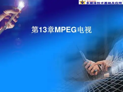 多媒体技术基础及应用之MPEG电视(PPT 28张)