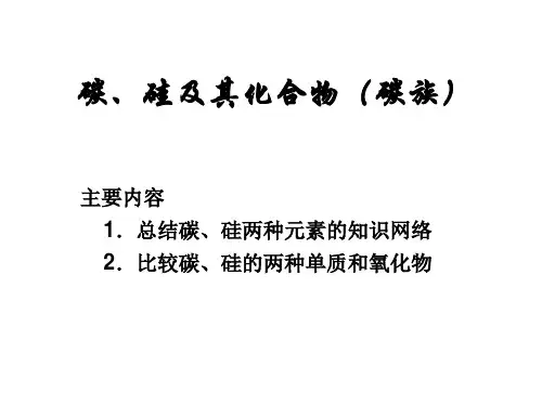 碳硅及其化合物