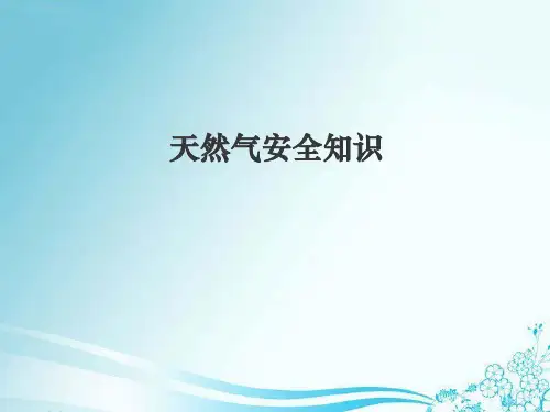 天然气安全知识培训