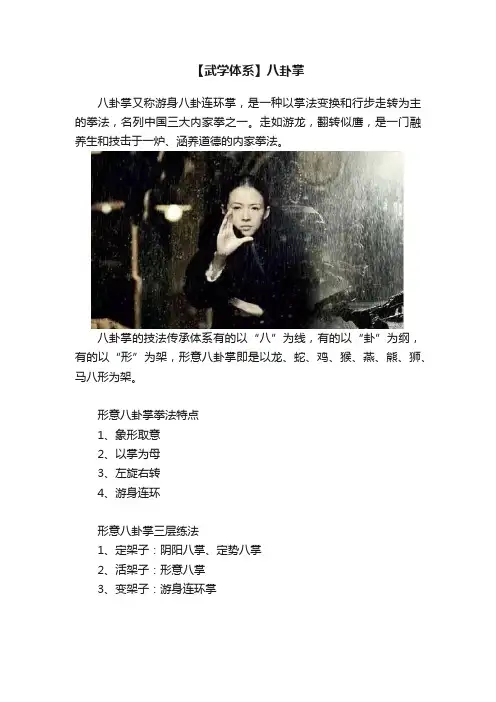 【武学体系】八卦掌