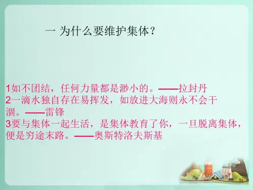 我为班级添光彩ppt课件