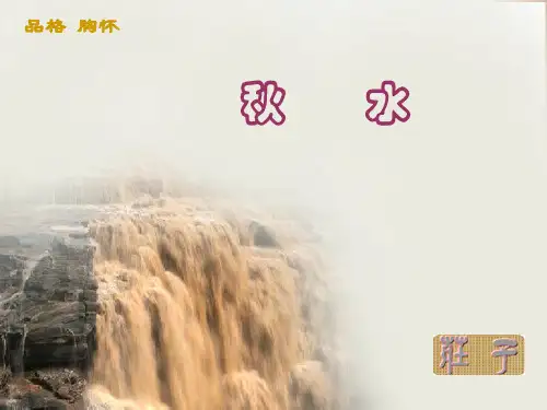 庄子秋水课件大学语文-PPT精选文档