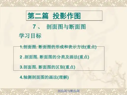 画法几何-工程制图课件-第二篇-投影作图-剖面图与断面图_法精品文档