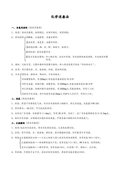 化学消毒剂