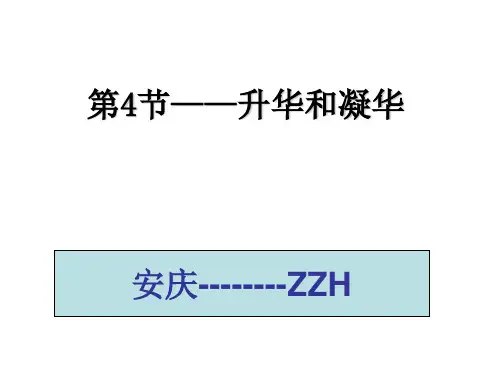 《升华和凝华》课件PPT