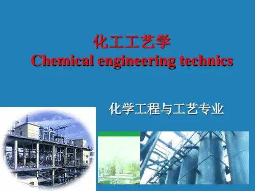 能源化工-化工工艺学第1章 精品