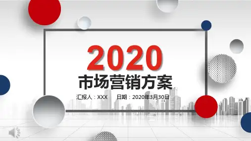 2020年经典市场营销方案PPT模板