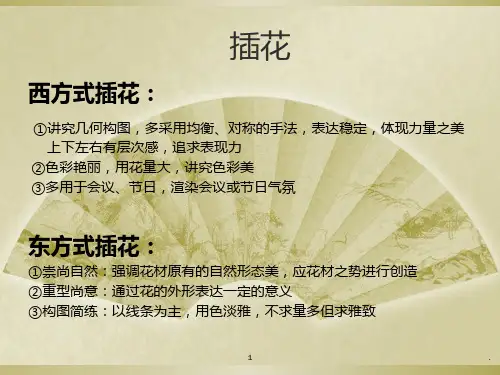 插花培训PPT课件