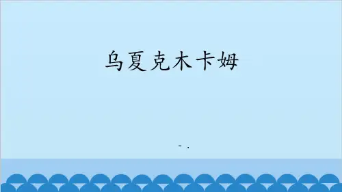 《乌夏克木卡姆》PPT教学课件