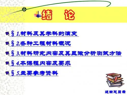 材料研究方法 绪论