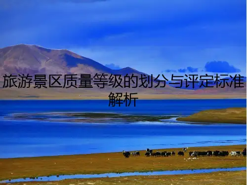 旅游景区质量等级的划分与评定--安全--安全处置.pptx
