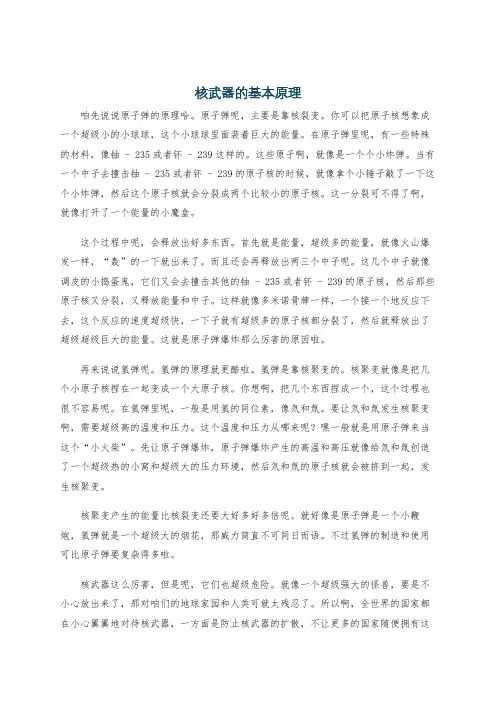 核武器的基本原理