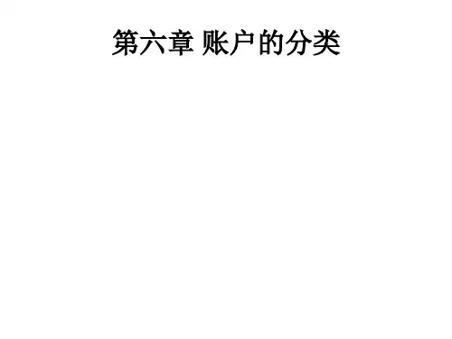 第六章 账户的分类[66页]