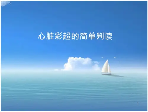 心脏彩超的判读-