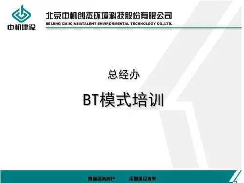 BT模式培训讲义(PPT 60页)
