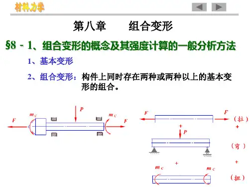 材料力学 9组合变形精品PPT课件