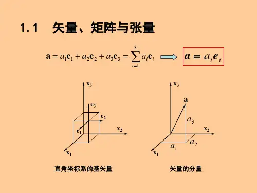 连续介质力学-第1章-四川大学