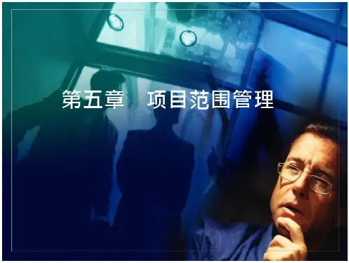 项目范围和项目范围管理