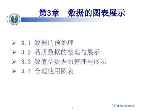 统计学贾俊平第3章数据的图表展示