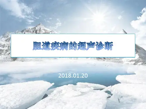 胆道疾病的超声诊