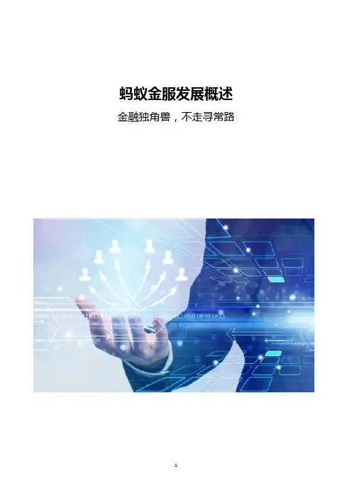 蚂蚁金服发展概述
