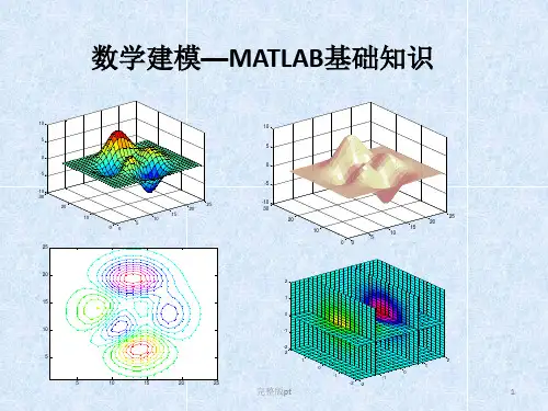 数学建模Matlab基础