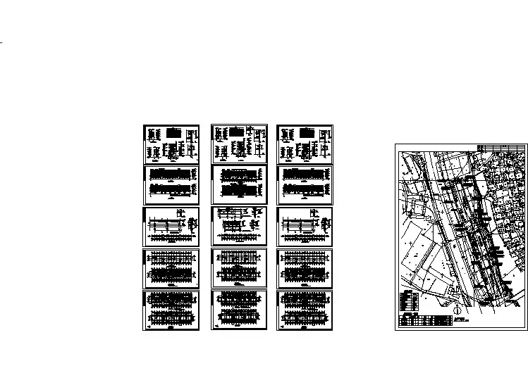 广东某乡村综合楼建筑设计施工CAD全套图纸