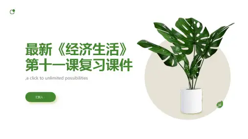 最新《经济生活》第十一课复习课件