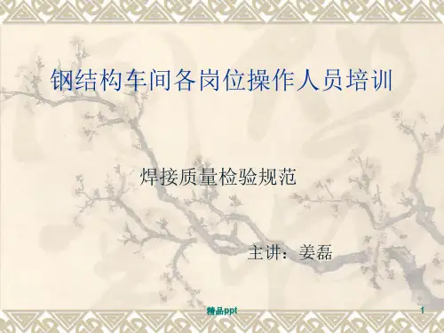 焊接检验标准培训PPT课件