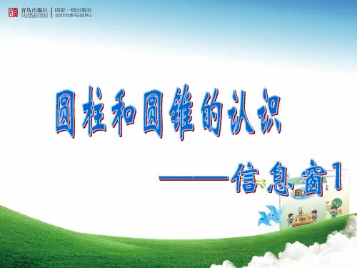 六年级下册数学《圆柱和圆锥的认识(信息窗1)》2教学课件