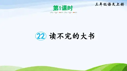 《22读不完的大书》ppt课件