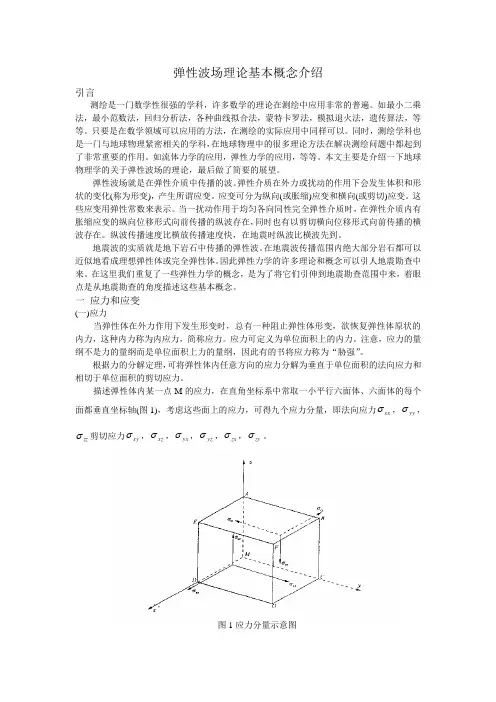 弹性波场理论基本概念介绍