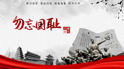 铭记历史,勿忘国耻