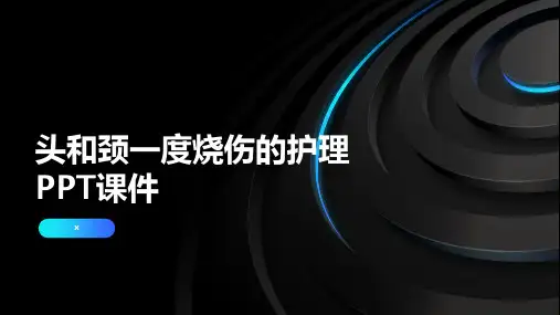 头和颈一度烧伤的护理PPT课件