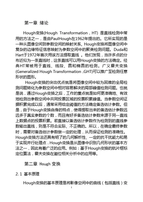 霍夫变换算子的分析与改进