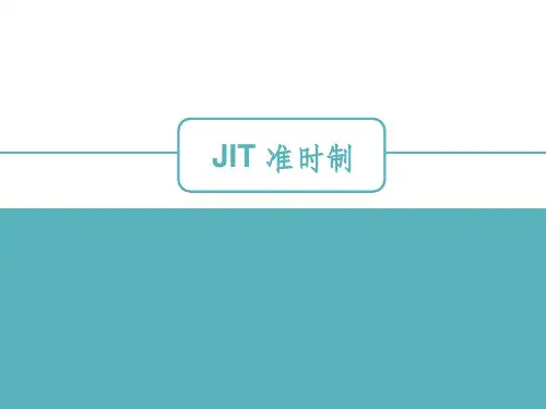 关于准时生产制ppt课件