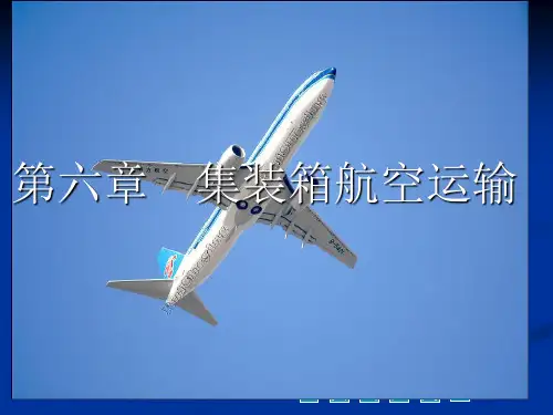 集装箱运输实务第六章__航空运输