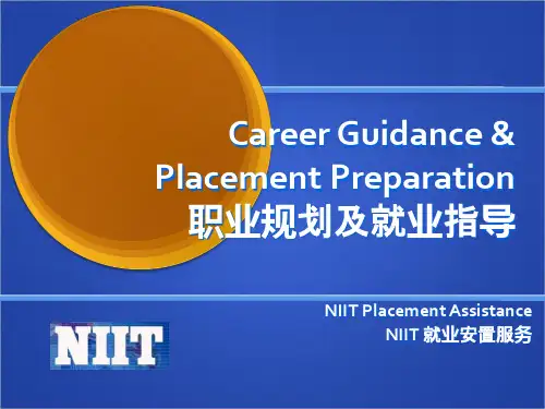 IT行业就业指导培训课件