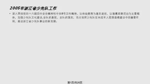 新时期学校少先队工作PPT课件