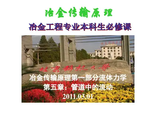 传输原理管道中的流动